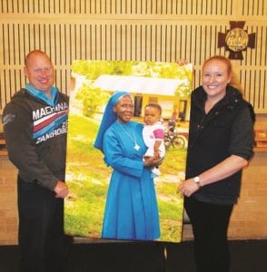 Rob and Kathryn Allen at St Benedicts