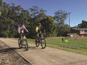 Hills Council has provided excellent bike lanes along Gilbert, Tuckwell and Ridgecorp Roads and a brand new cycle path along Showground Road to access Fred Catty and the new Showground Rail transit hub by bike, from all surrounding suburbs!