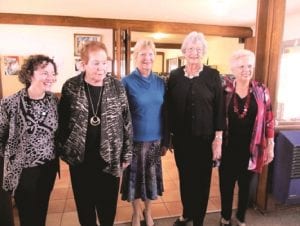 Lovely models: Gabe, Barbara, Ruth, Beryl, Pam