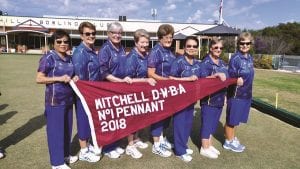 (L- r). Florence Lee, Denise Campbell, Joy Lees, Lesley Henry, Bobbie Cochrane, Lan Lim, Faye Davison and Joy Young.)