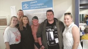 Jim's support crew