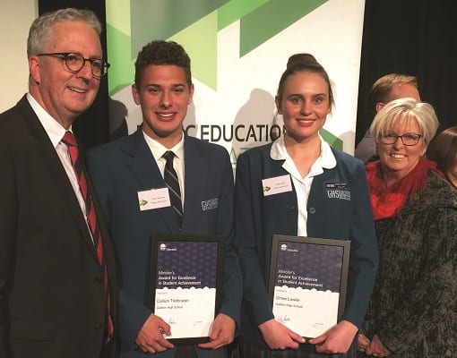 Minister’s Award for Excellence in Student Achievement