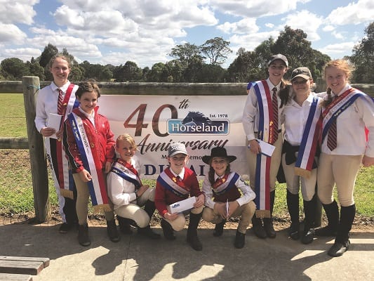 Champions and Reserve Champions at Arcadia Pony Club Closed Show Jumping – thank you Horseland Dural