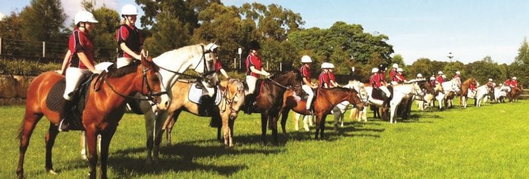 Troop drill Arcadia Pony Club
