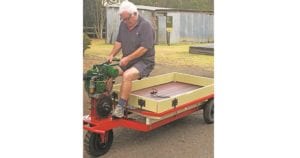 Majestically astride the Pyramid Auto Truck