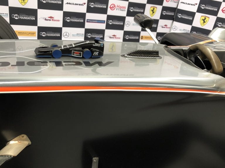 F1 car on real F1 car