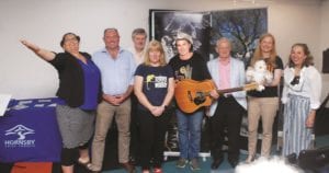 (Left to right) Dr Beth Mott (BirdLife Australia), Cr Waddell, Cr Browne, Deb Fleet (Sydney Wildlife), Michael Bianchino, Mayor Ruddock, Cr Heyde, Georgia Cameron