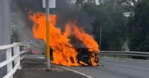 BMW Car Fire