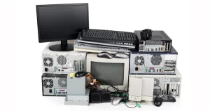 Rural E-Waste Drop Off waste cluttering up