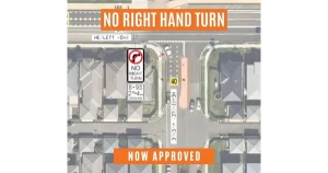 right hand turn