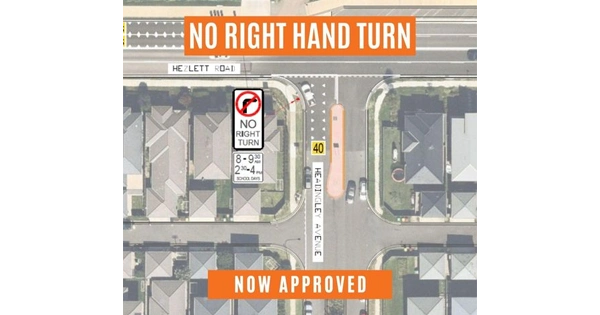 right hand turn