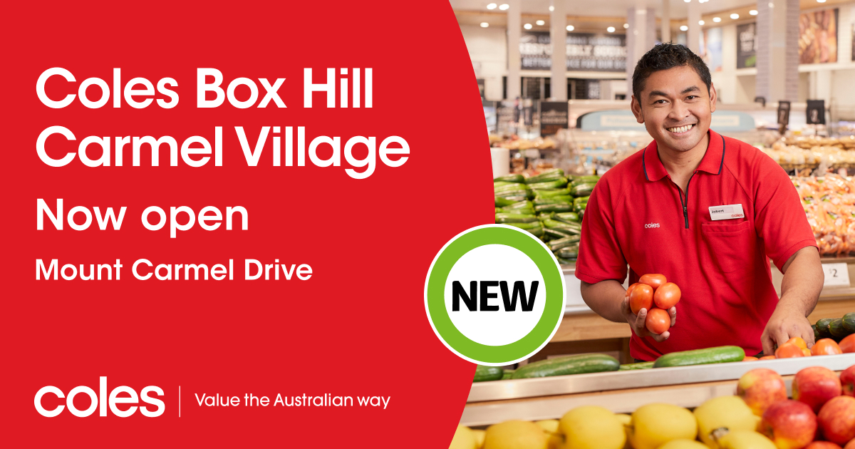 New Coles Box Hill At Carmel Village Shopping Centre