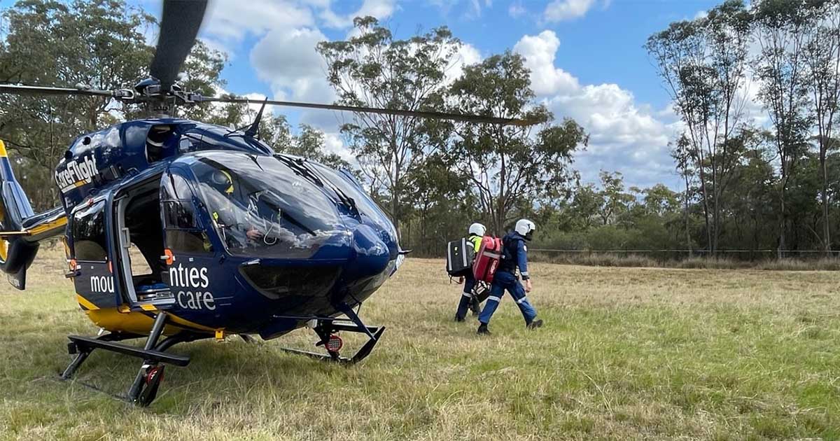 Injured horse rider found by firefighters, flown to hospital – Lower Portland