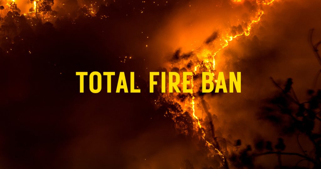 Total Fire Ban in Greater Sydney Region