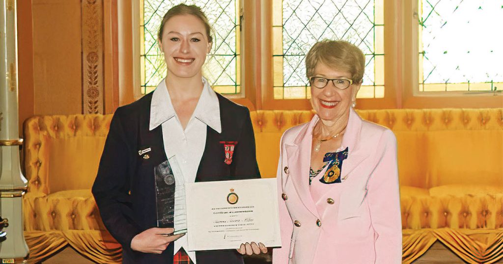 Governor of NSW Awards Local High School Student