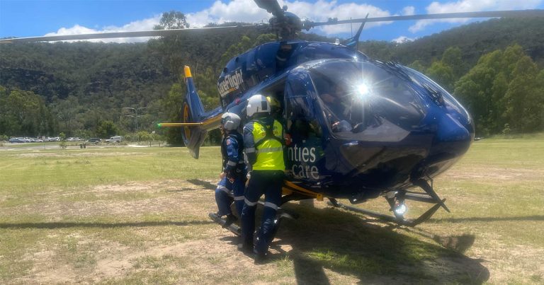 Toddler & Mum Airlifted After Near Drowning - Mounties Care