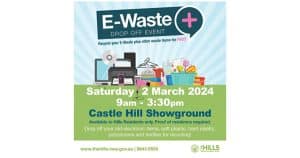 E-Waste PLUS Drop Off Event At Castle Hill Showground