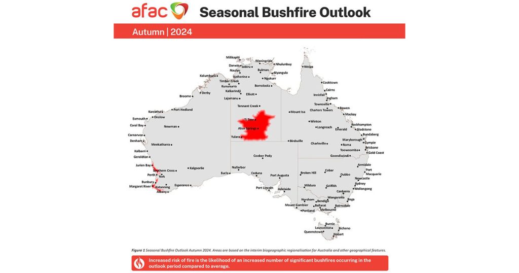 Seasonal Bushfire Outlook For Autumn 2024