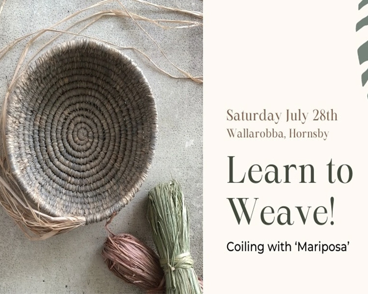 Learn to Weave! Make a raffia basket with ‘Mariposa’