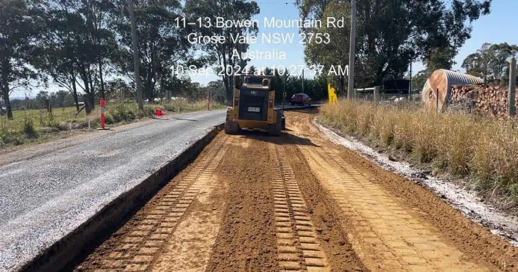 Bowen Mountain Road Roadworks