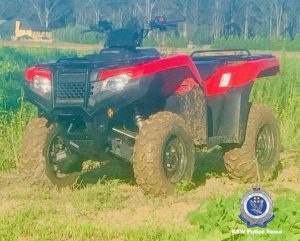 Quad Bike Theft in Freemans Reach