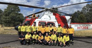 Glenorie Rural Fire Brigade Tasmanian Raft Deployment