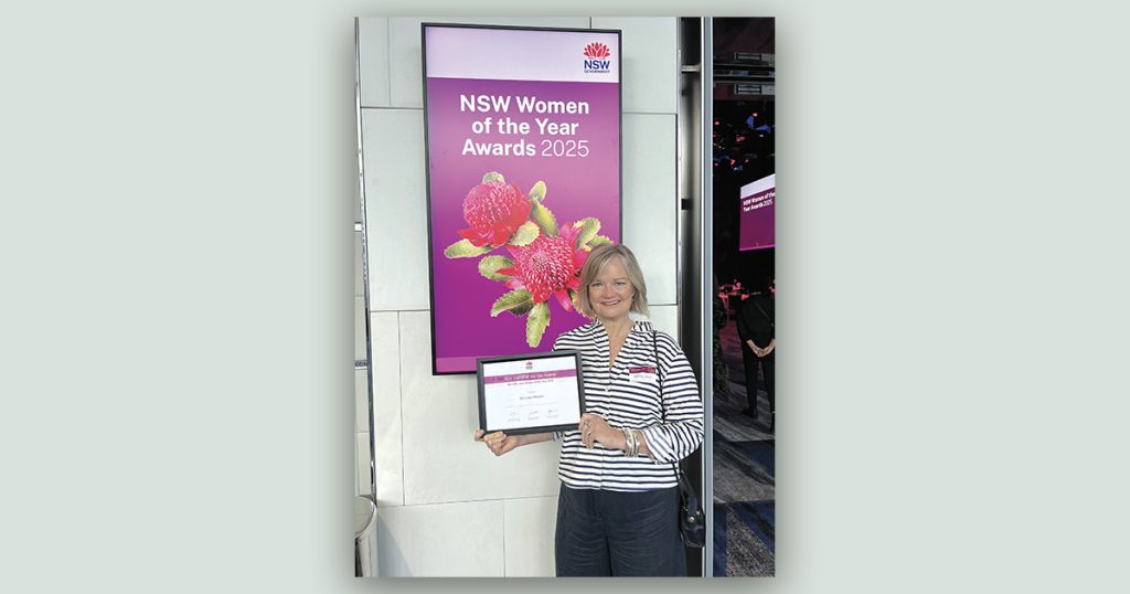 Hornsby Woman of the Year Myf Webster