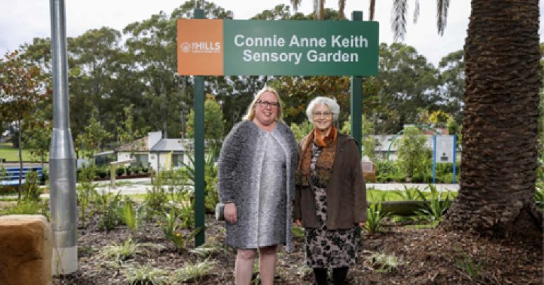 Sensory Garden at Balcombe Heights Estate Renamed in Honor of Community Leader