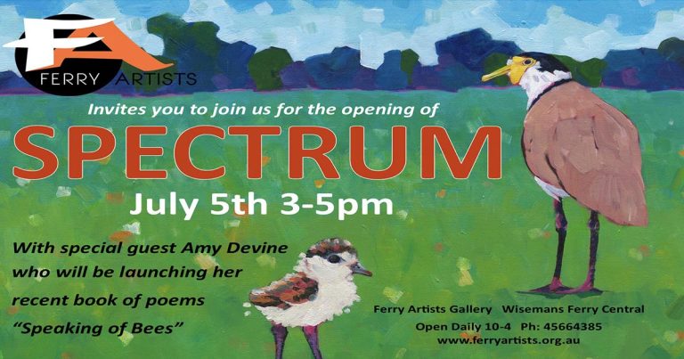 Spectrum Coming up in July for Ferry Artists