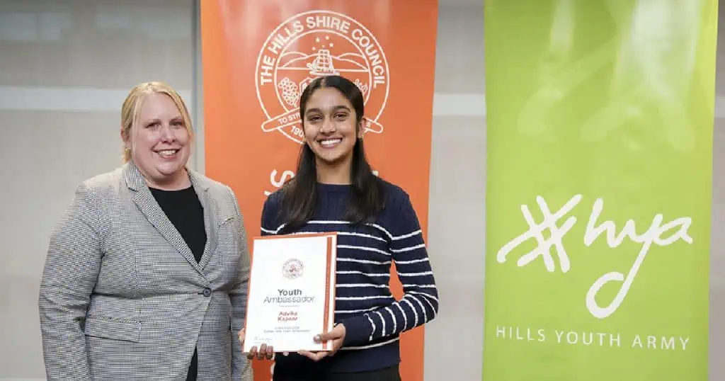 New Hills Shire Youth Ambassadors 2025-2026