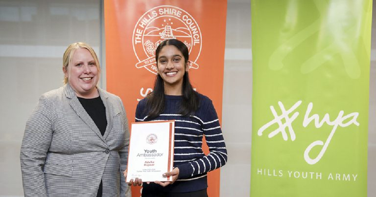 New Hills Shire Youth Ambassadors 2025-2026