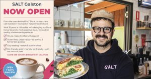 SALT Cafe Galston Is A New And Welcome Addition