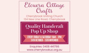 Unique Crafts Pop Up Shop Opens at Cherrybrook Church