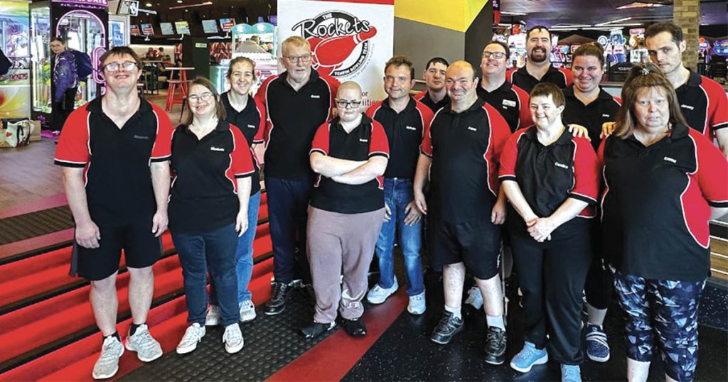Rockets Tenpin Bowling Team Receives $3,000 Donation