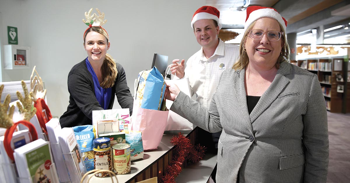 Mayor’s Christmas Library Amnesty Swaps Fines for Food