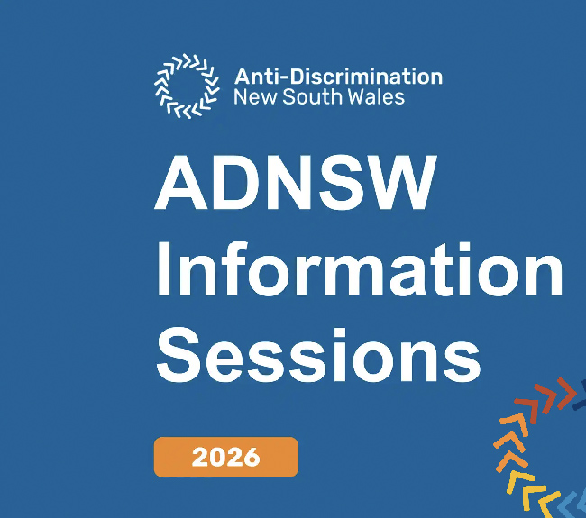 Anti-Discrimination NSW Information Session