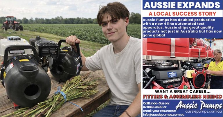 Career Opportunity at Aussie Pumps Australia