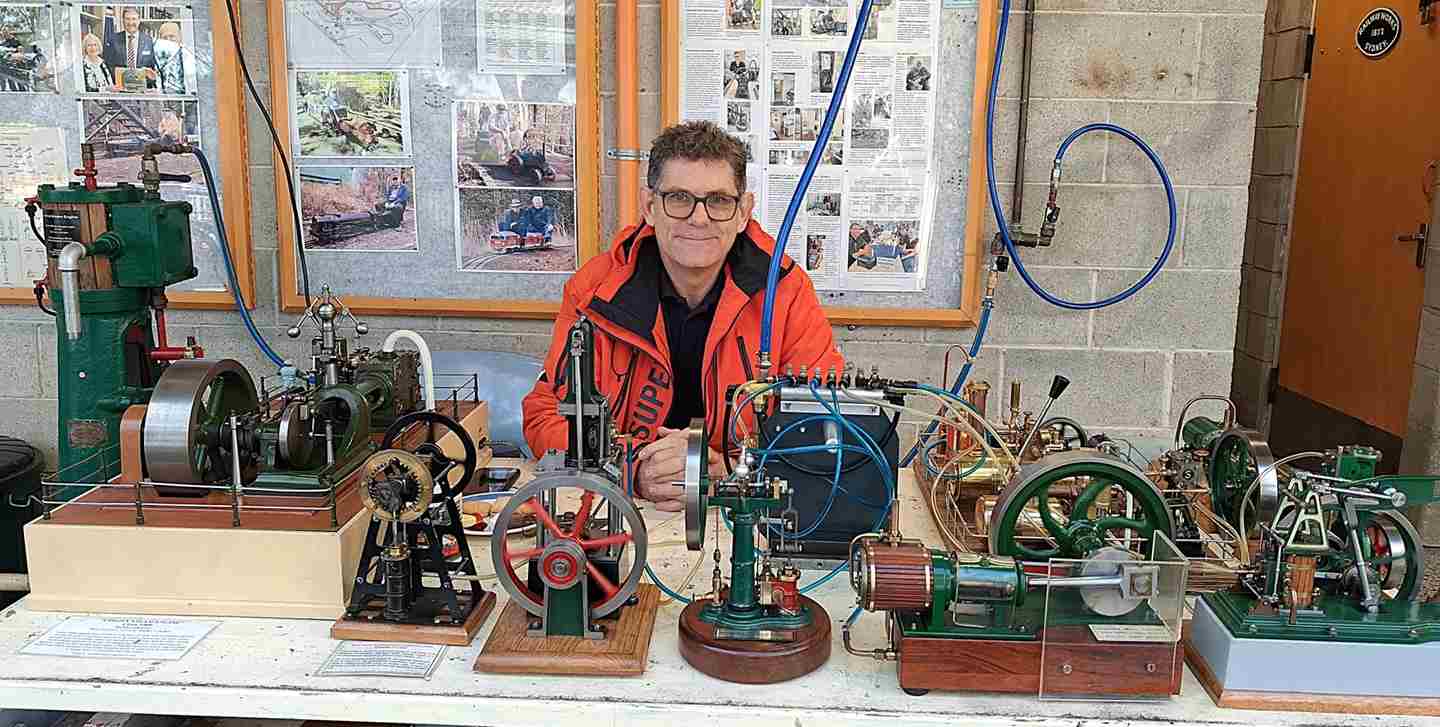 John Creasey and his impressive display of Stationary Engines
