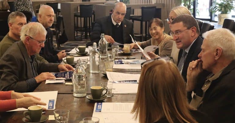 New Line Road Widening Discussed by Community Leaders