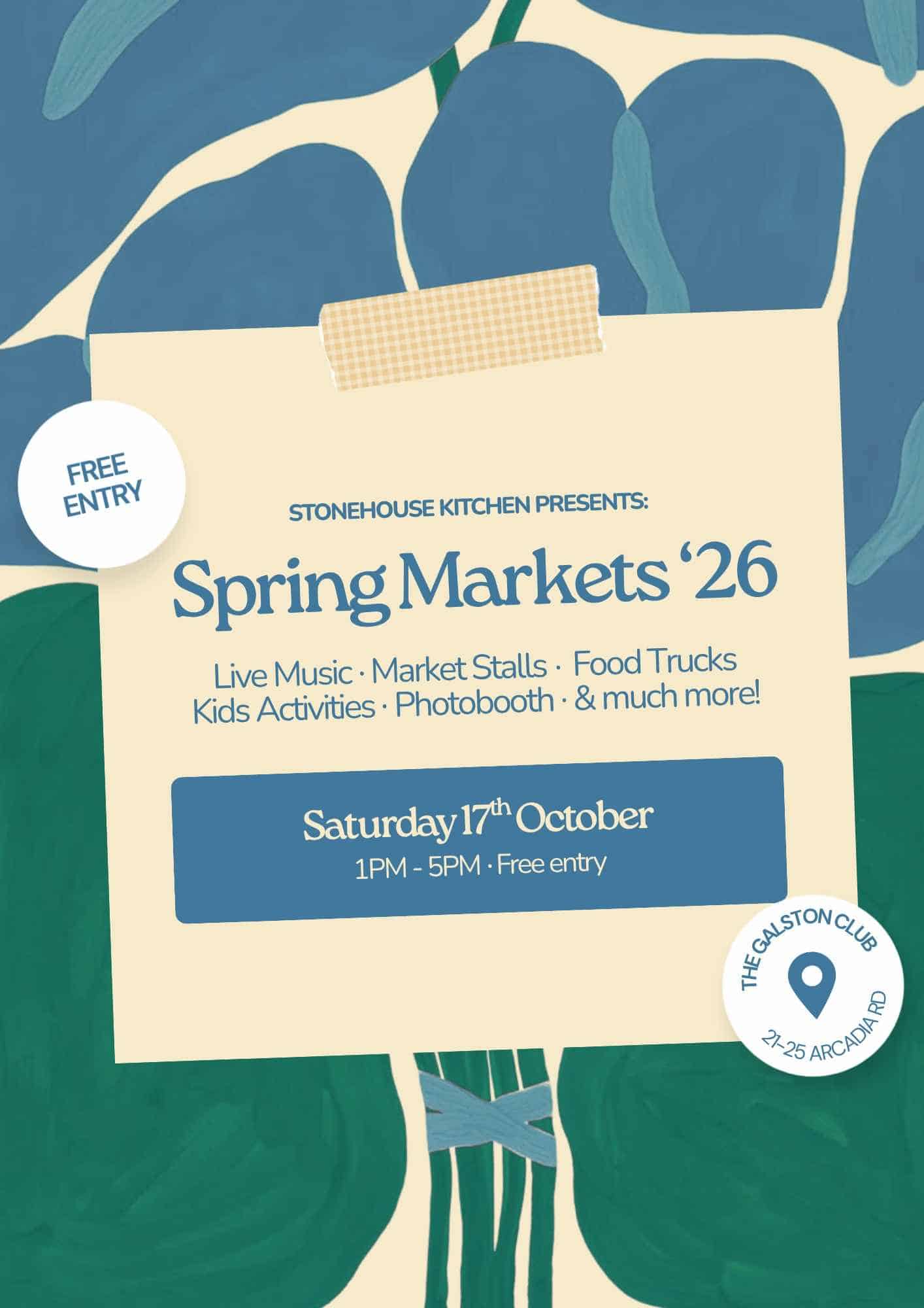 Local Food and Artisans Featured at Galston Spring Markets '26